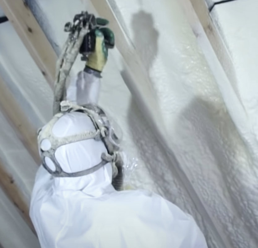 installing spray foam insulation in Idaho City attic