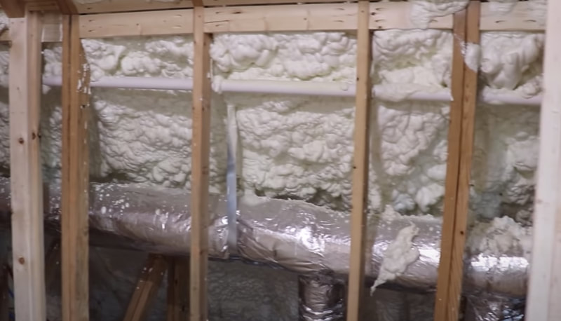 Cascade Idaho resort with spray on foam insulation 