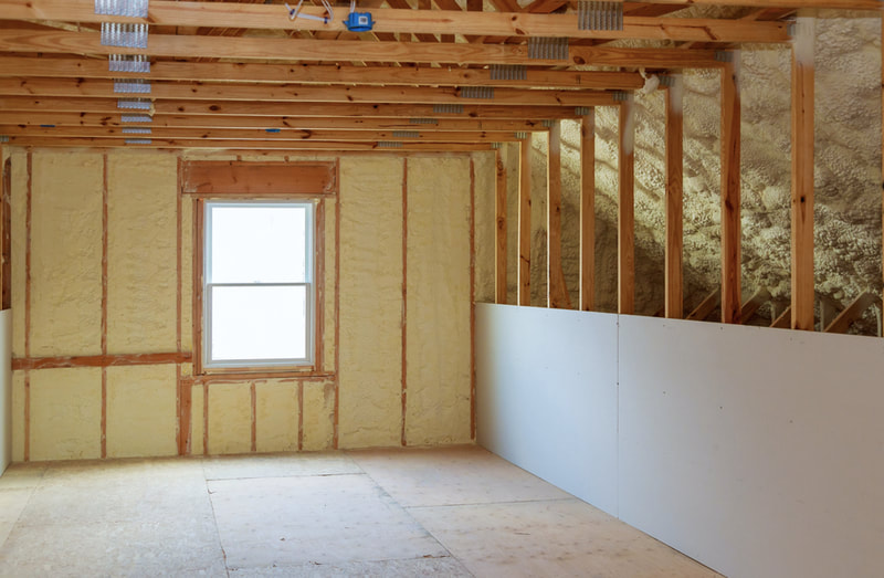 open cell spray foam insulation for Meridian home
